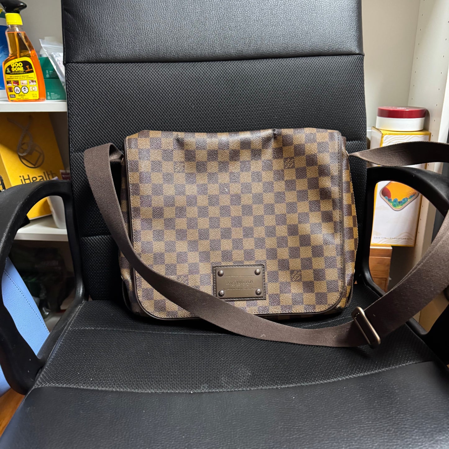 Louis Vuitton Brooklyn Messenger Bag MM Damier Ebene (year 2009)