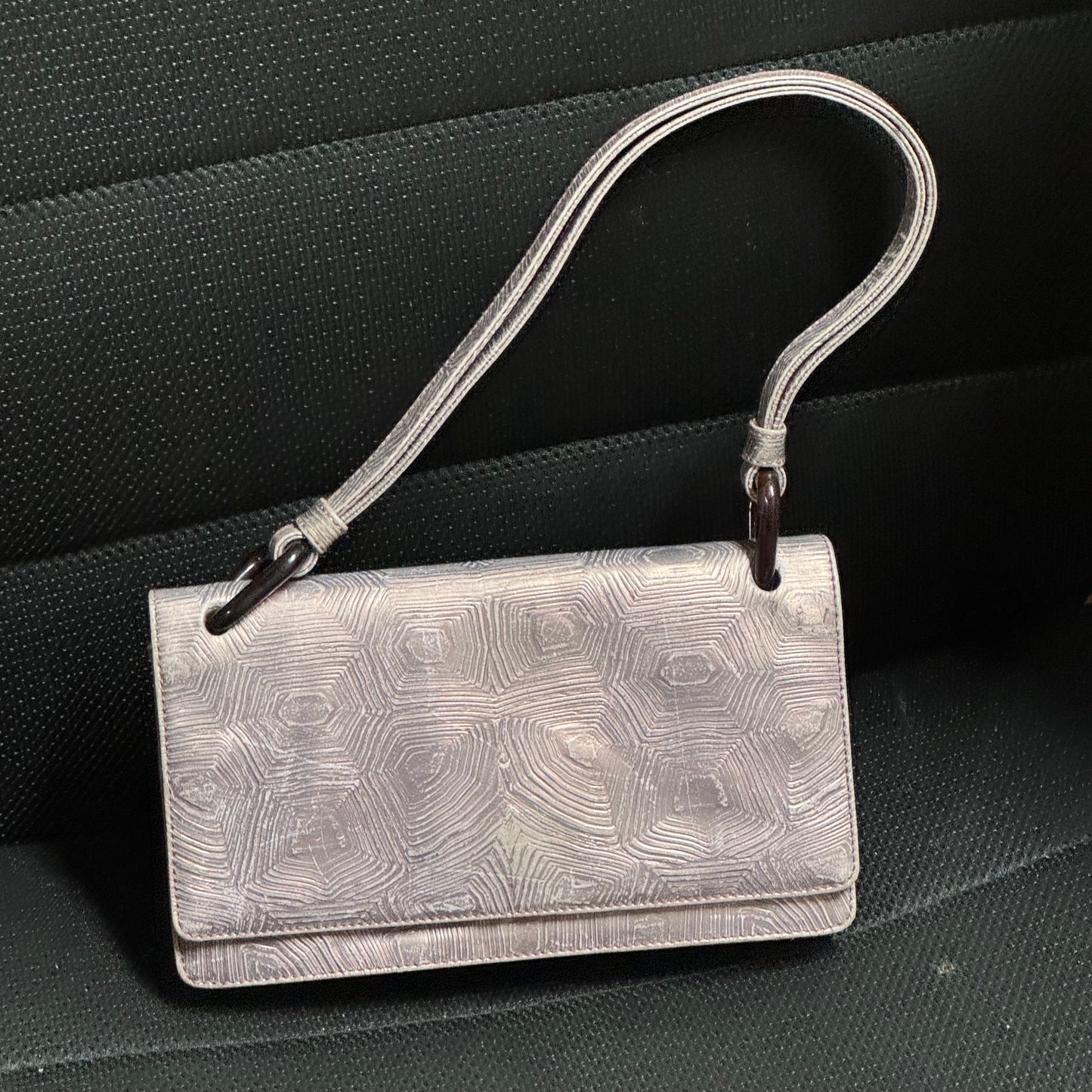 Prada Handbag Pink TARTARUGA Leather Hobo Shoulder Bag