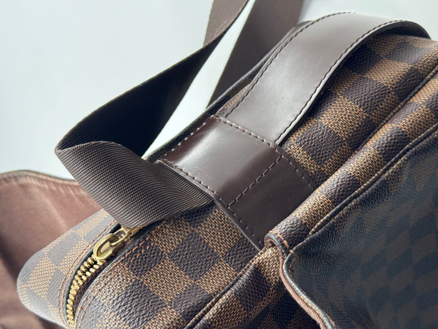 Louis Vuitton Naviglio Damier EBENE Crossbody Bag (Year 2007)