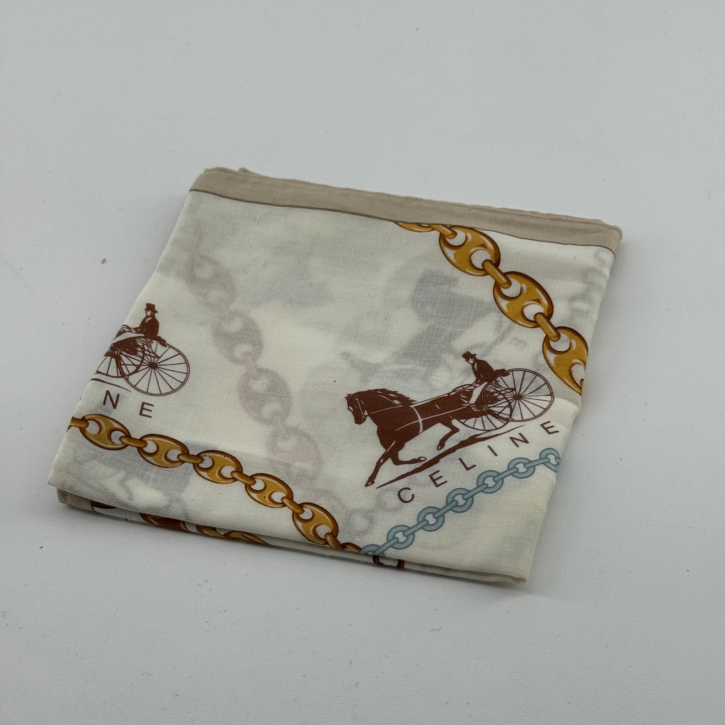 Céline Écharpe vintage Celine Paris Scarf