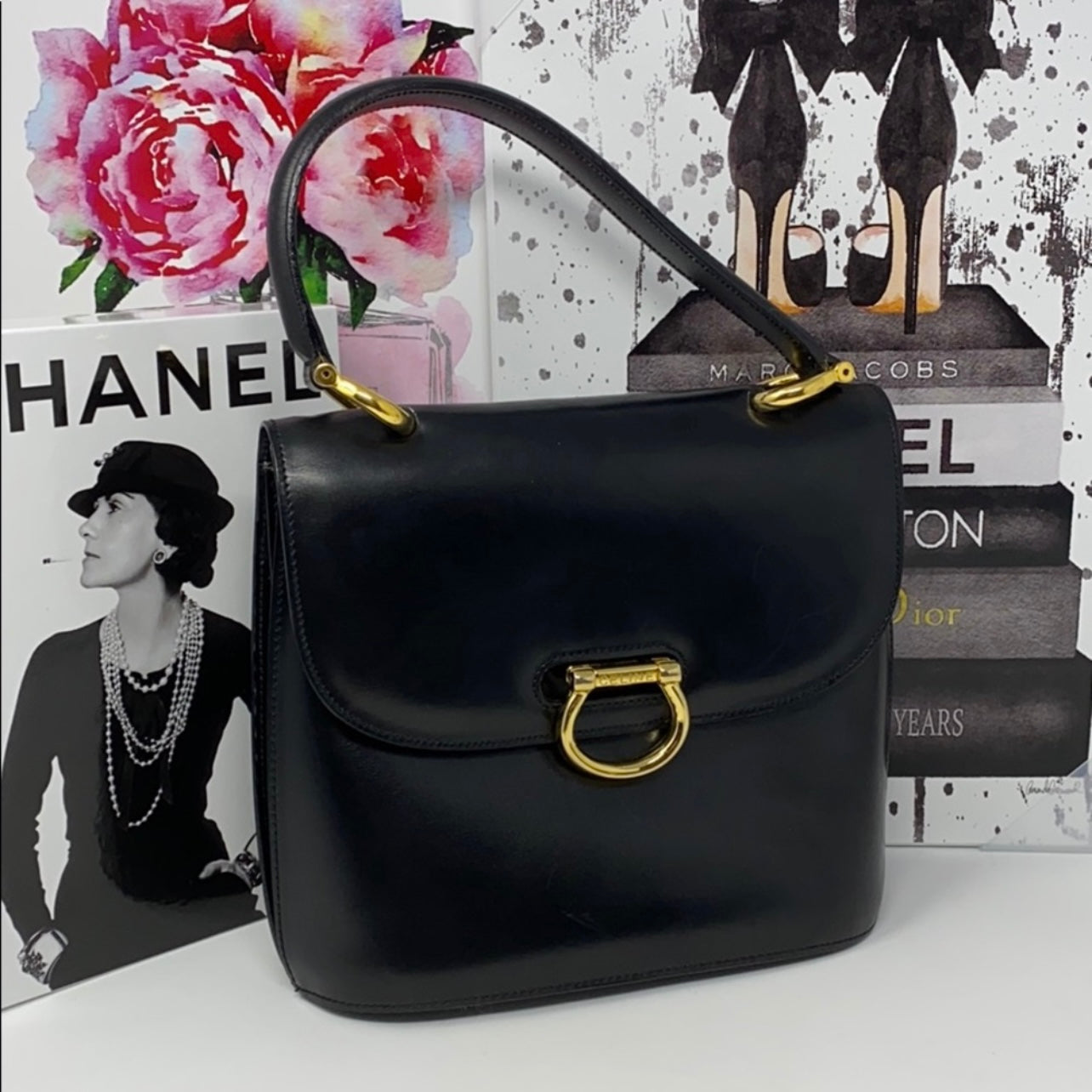 Celine Vintage Black HandBag