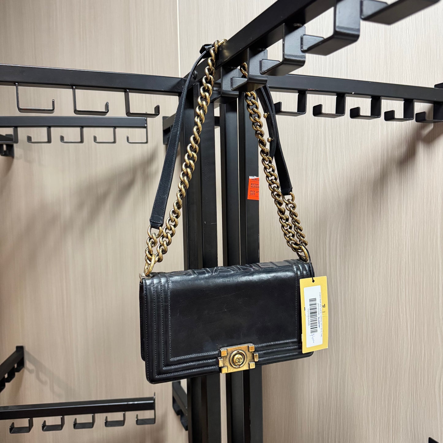Chanel Black Boy Leather Handbag (2011-2012)