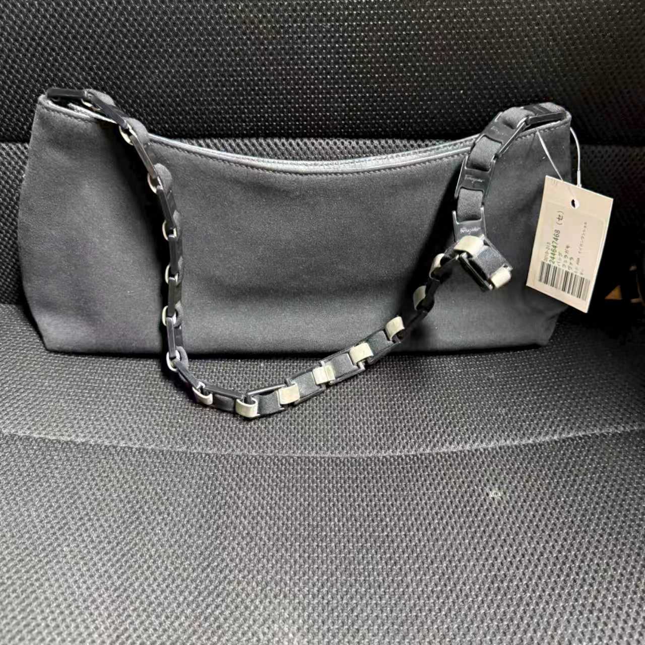 Salvatore Ferragamo Nylon Vara Shoulder Bag Black