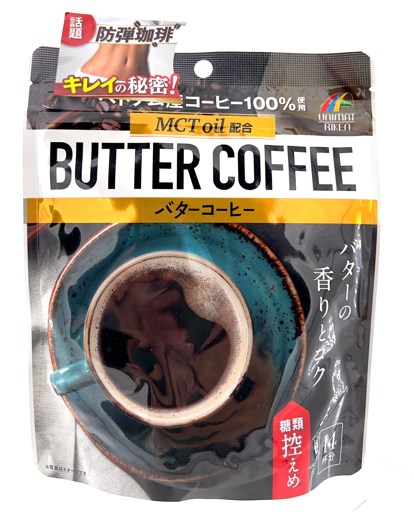 UNIMAT RIKEN BUTTER INSTANT COFFEE 70g (14Servings) 5 PACK + 2 PACK(FREE)