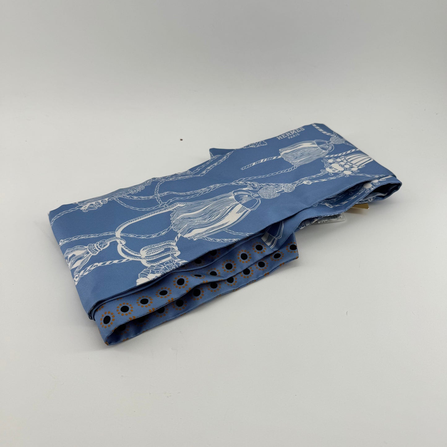 Hermes Passementerie Cravate Silk Maxi Twilly