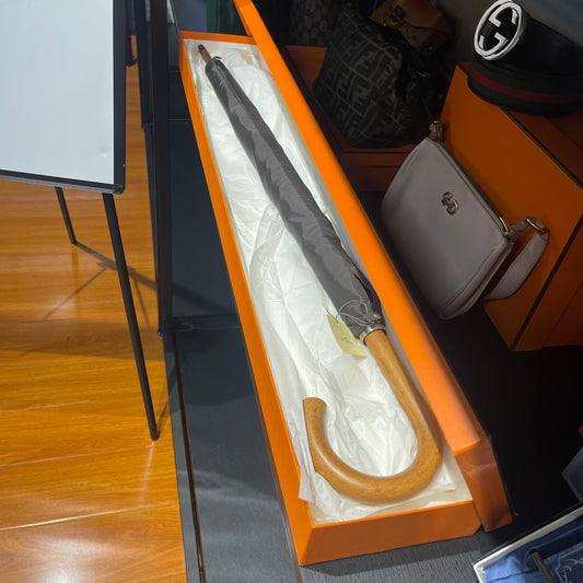 Hermes Pluie de H long umbrella