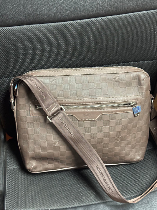 Louis Vuitton Brown Calypso Messenger Bag (year 2012)