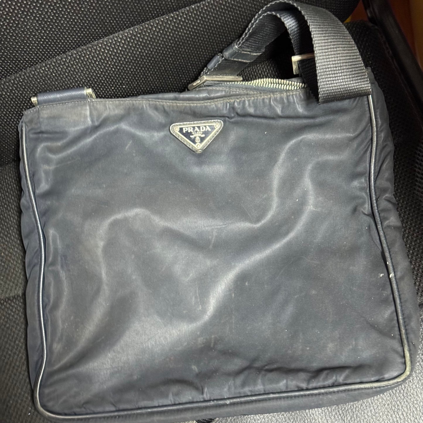 Prada Black Adjustable Crossbody