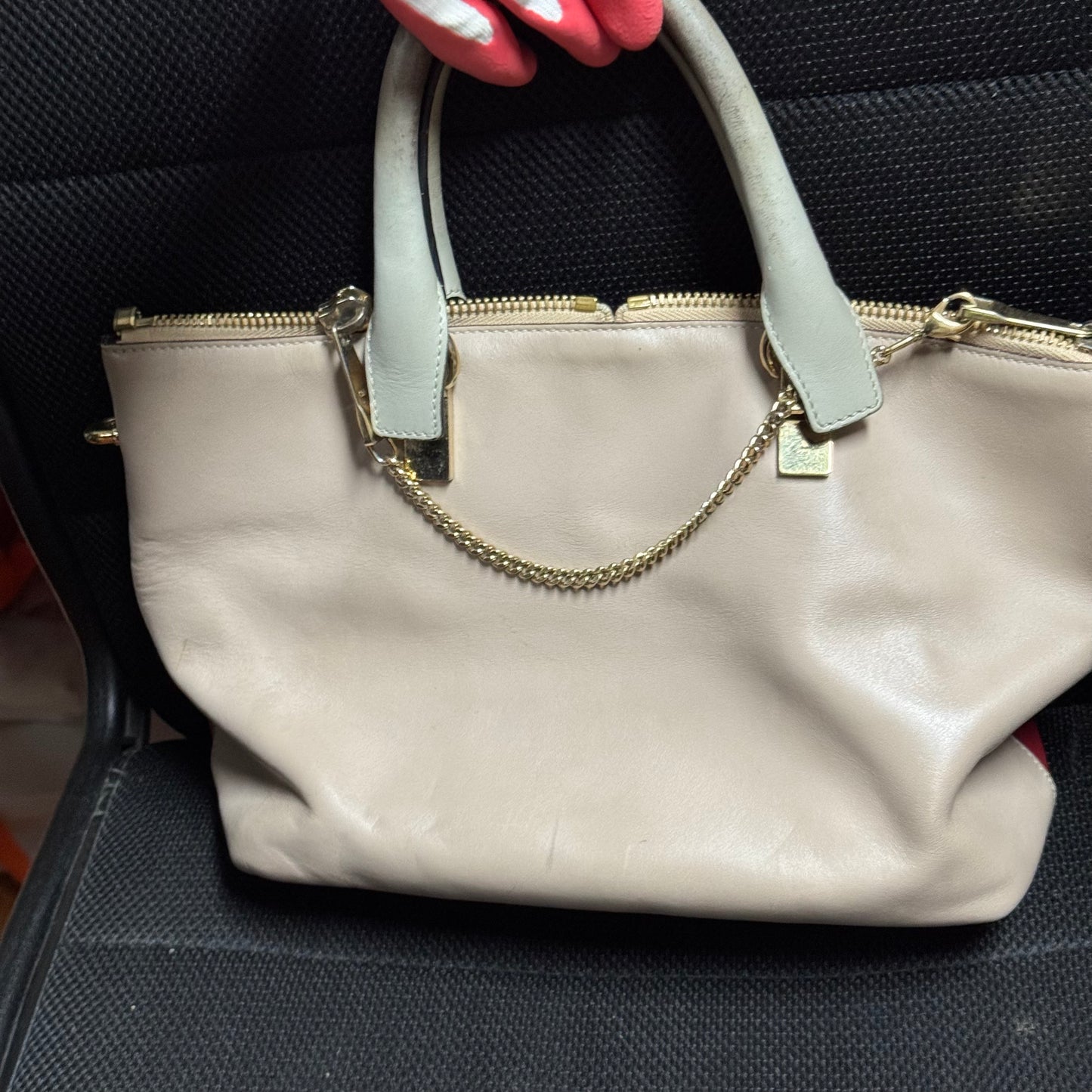 Chloe Smooth Calfskin Large Baylee Tote Bag