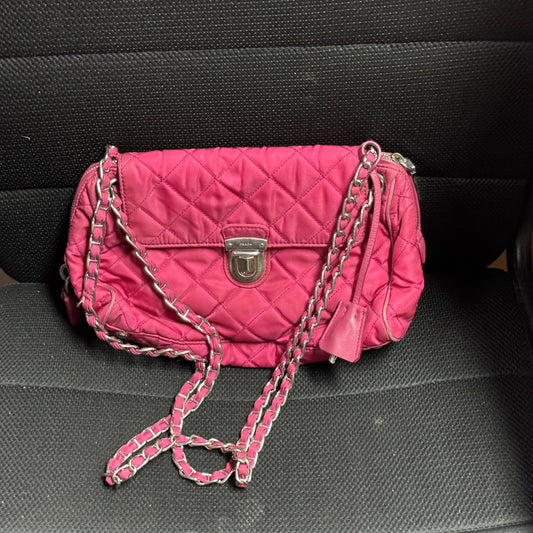 Prada Impuntu Tessuto Chain Crossbody Bag