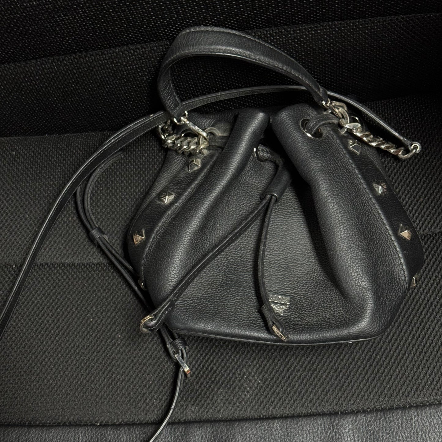MCM Black Bucket Bag