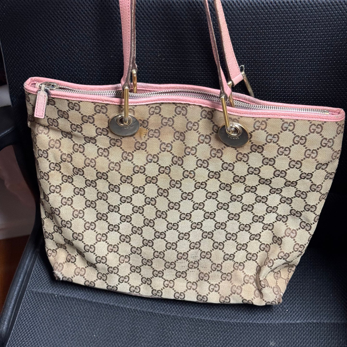 Gucci Monogram Tote Bag