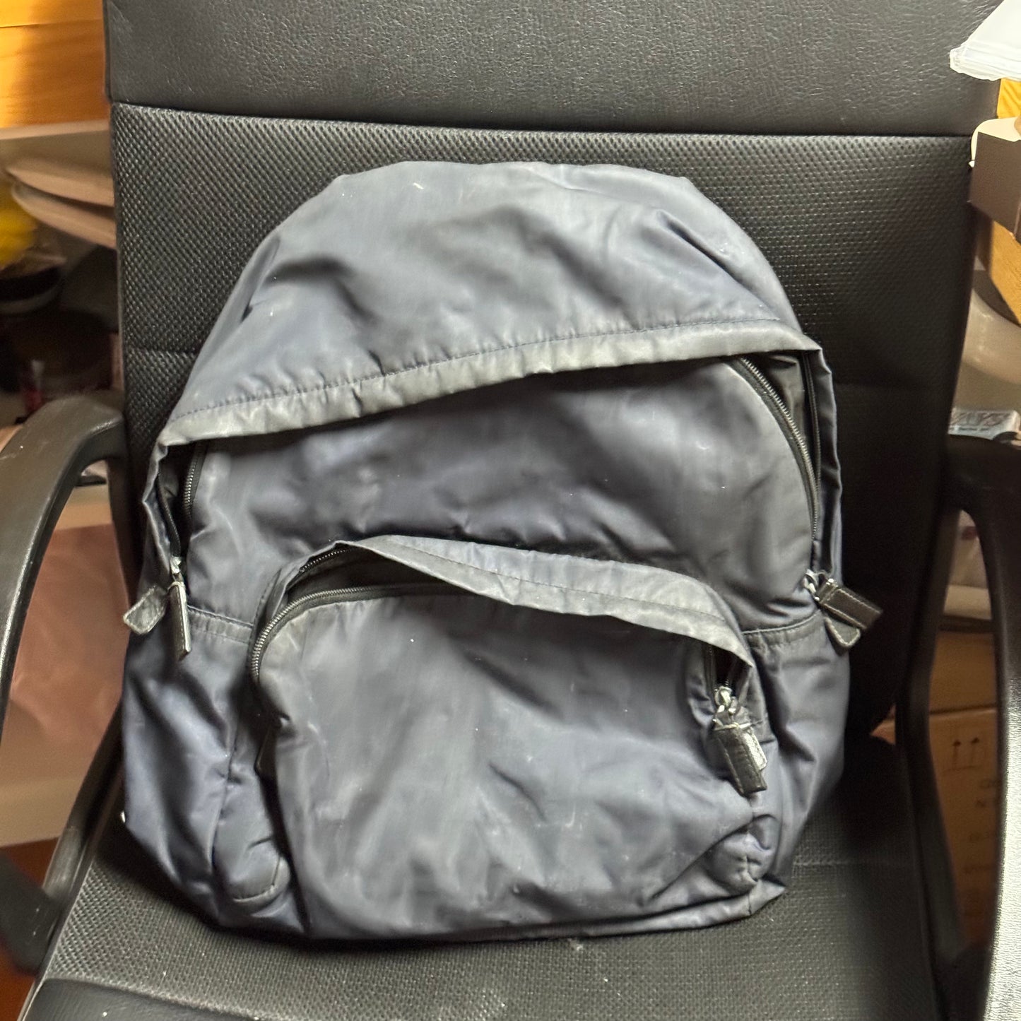 Prada Black Backpack