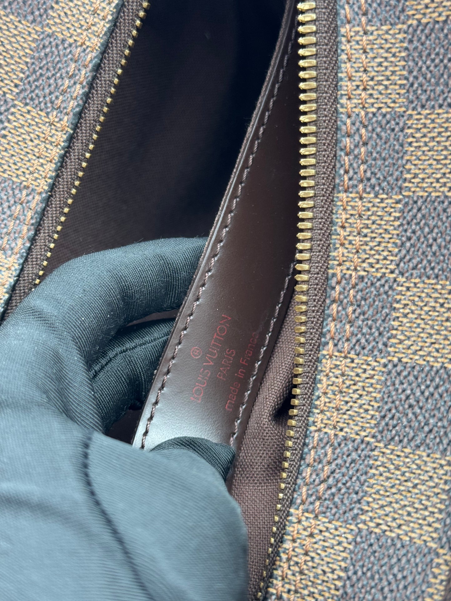 Louis Vuitton Naviglio Damier EBENE Crossbody Bag (Year 2007)