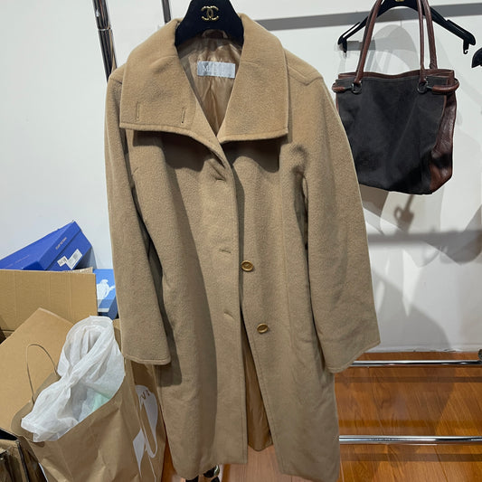 MaxMara Beige Wool Coat