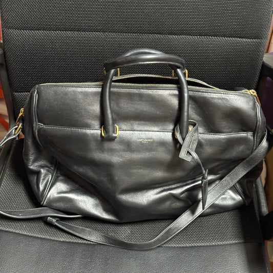 YSL Black Classic Duffel Bag