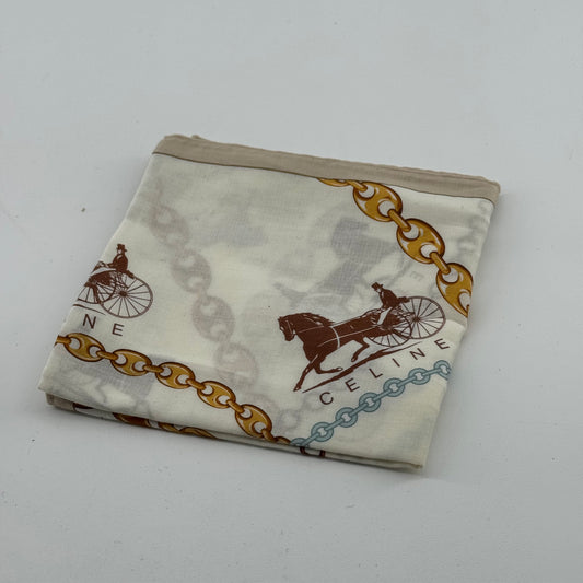 Céline Écharpe vintage Celine Paris Scarf
