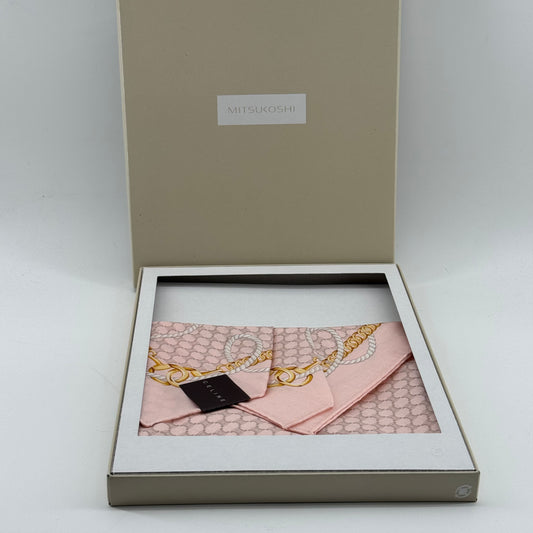 Celine Pink Silk Scarf