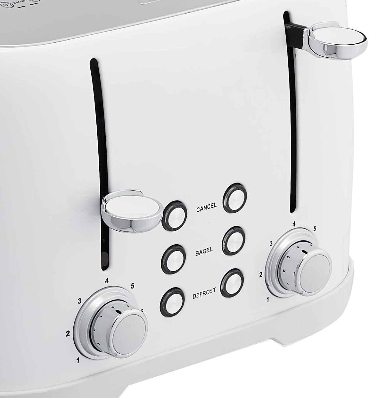 4-Slot Toaster, White Grille-Pain à Quatre Fentes, Blanc
Tostadora de 4 Ranuras, Blanca