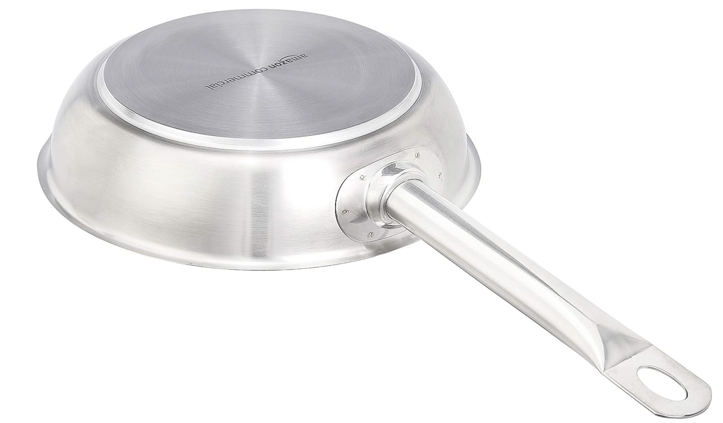 Stainless Steel Aluminum-Clad Fry Pan (8 in/20.3cm)